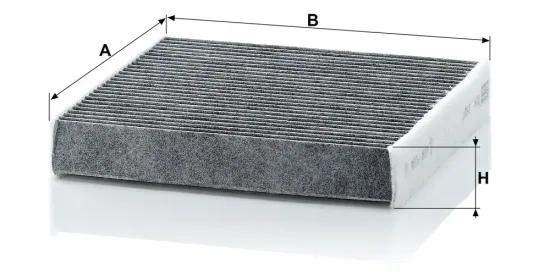 Filter, Innenraumluft hinter dem Handschuhfach MANN-FILTER CUK 1827 Bild Filter, Innenraumluft hinter dem Handschuhfach MANN-FILTER CUK 1827