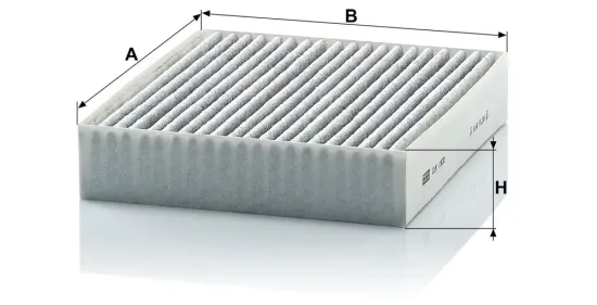 Filter, Innenraumluft unterhalb des Handschuhfaches MANN-FILTER CUK 1830 Bild Filter, Innenraumluft unterhalb des Handschuhfaches MANN-FILTER CUK 1830
