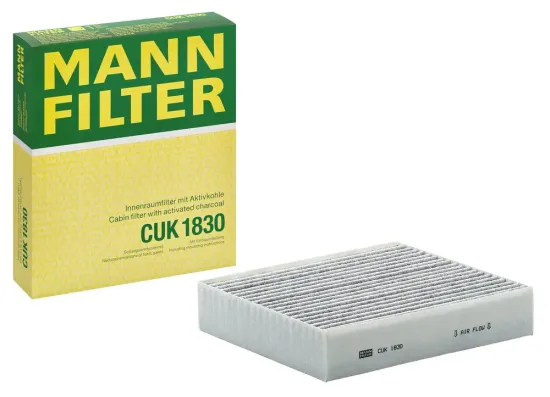 Filter, Innenraumluft unterhalb des Handschuhfaches MANN-FILTER CUK 1830 Bild Filter, Innenraumluft unterhalb des Handschuhfaches MANN-FILTER CUK 1830