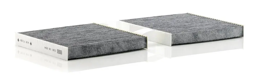 Filter, Innenraumluft Motorraum Beifahrerseite, unter der Wasserkastenabdeckung MANN-FILTER CUK 19 004