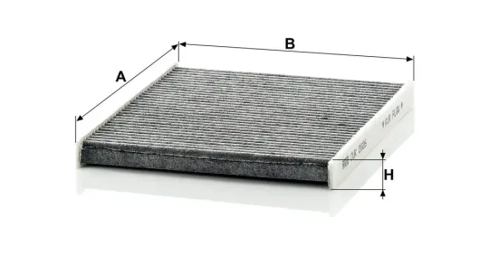 Filter, Innenraumluft unter der Mittelkonsole MANN-FILTER CUK 2026 Bild Filter, Innenraumluft unter der Mittelkonsole MANN-FILTER CUK 2026
