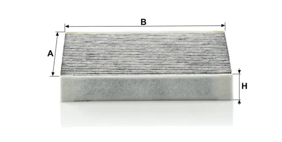 Filter, Innenraumluft unterhalb des Handschuhfaches MANN-FILTER CUK 2030 Bild Filter, Innenraumluft unterhalb des Handschuhfaches MANN-FILTER CUK 2030