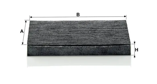 Filter, Innenraumluft hinter dem Handschuhfach MANN-FILTER CUK 2043 Bild Filter, Innenraumluft hinter dem Handschuhfach MANN-FILTER CUK 2043