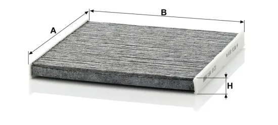 Filter, Innenraumluft hinter dem Handschuhfach MANN-FILTER CUK 2131 Bild Filter, Innenraumluft hinter dem Handschuhfach MANN-FILTER CUK 2131