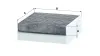 Filter, Innenraumluft hinter dem Handschuhfach MANN-FILTER CUK 21 016 Bild Filter, Innenraumluft hinter dem Handschuhfach MANN-FILTER CUK 21 016