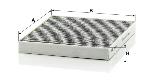 Filter, Innenraumluft hinter dem Handschuhfach MANN-FILTER CUK 2227 Bild Filter, Innenraumluft hinter dem Handschuhfach MANN-FILTER CUK 2227