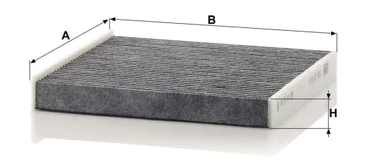 Filter, Innenraumluft Motorraum Mitte, unter der Wasserkastenabdeckung MANN-FILTER CUK 22 013 Bild Filter, Innenraumluft Motorraum Mitte, unter der Wasserkastenabdeckung MANN-FILTER CUK 22 013