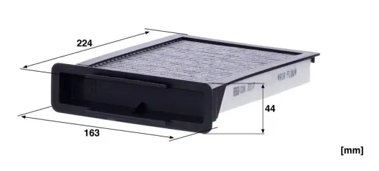 Filter, Innenraumluft unterhalb des Handschuhfaches MANN-FILTER CUK 2317 Bild Filter, Innenraumluft unterhalb des Handschuhfaches MANN-FILTER CUK 2317
