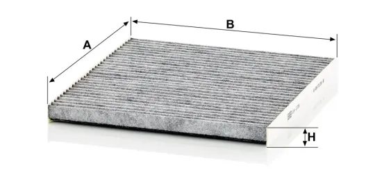 Filter, Innenraumluft hinter dem Handschuhfach MANN-FILTER CUK 2336 Bild Filter, Innenraumluft hinter dem Handschuhfach MANN-FILTER CUK 2336