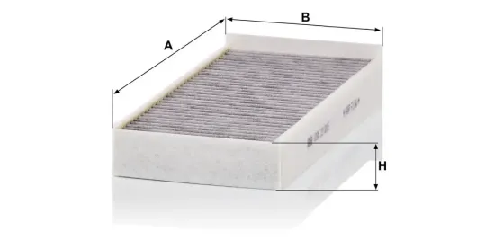 Filter, Innenraumluft MANN-FILTER CUK 23 015-2 Bild Filter, Innenraumluft MANN-FILTER CUK 23 015-2