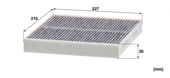 Filter, Innenraumluft MANN-FILTER CUK 23 033 Bild Filter, Innenraumluft MANN-FILTER CUK 23 033