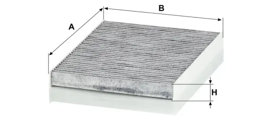 Filter, Innenraumluft unter der Mittelkonsole MANN-FILTER CUK 2422 Bild Filter, Innenraumluft unter der Mittelkonsole MANN-FILTER CUK 2422