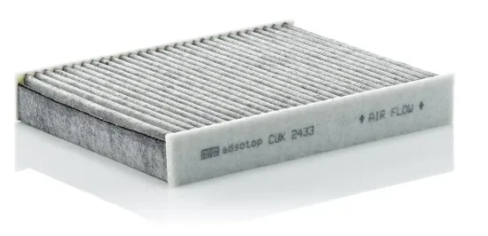 Filter, Innenraumluft Innenraum Fahrerseite MANN-FILTER CUK 2433 Bild Filter, Innenraumluft Innenraum Fahrerseite MANN-FILTER CUK 2433