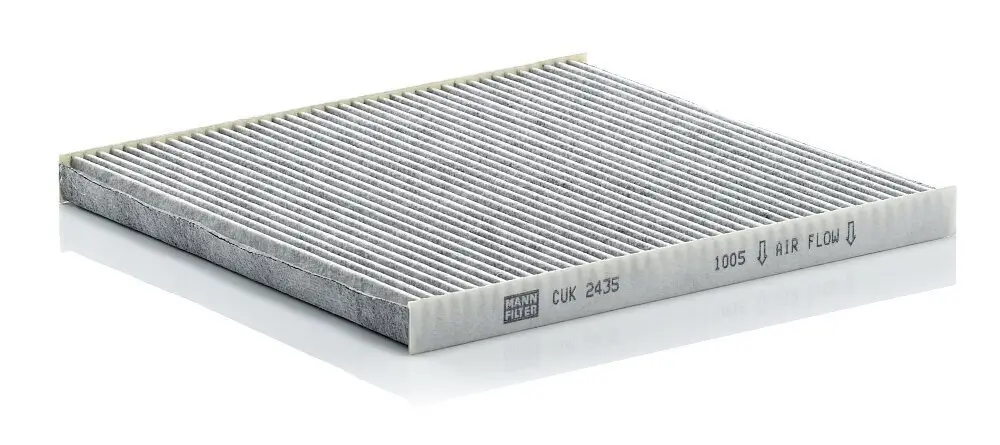 Filter, Innenraumluft Motorraum Fahrerseite, unter der Wasserkastenabdeckung MANN-FILTER CUK 2435