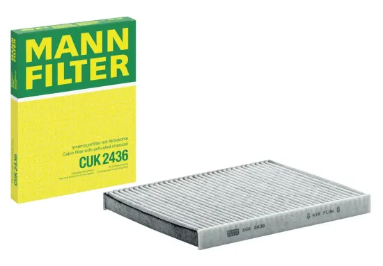 Filter, Innenraumluft unter der Mittelkonsole MANN-FILTER CUK 2436 Bild Filter, Innenraumluft unter der Mittelkonsole MANN-FILTER CUK 2436