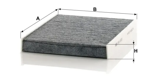 Filter, Innenraumluft unterhalb des Handschuhfaches MANN-FILTER CUK 2533-2 Bild Filter, Innenraumluft unterhalb des Handschuhfaches MANN-FILTER CUK 2533-2