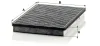 Filter, Innenraumluft Motorraum Beifahrerseite, unter der Wasserkastenabdeckung MANN-FILTER CUK 2672 Bild Filter, Innenraumluft Motorraum Beifahrerseite, unter der Wasserkastenabdeckung MANN-FILTER CUK 2672