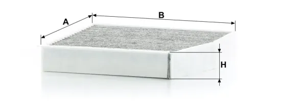 Filter, Innenraumluft unterhalb des Handschuhfaches MANN-FILTER CUK 26 007 Bild Filter, Innenraumluft unterhalb des Handschuhfaches MANN-FILTER CUK 26 007