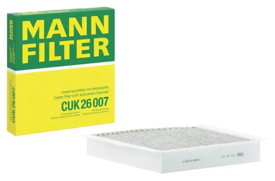 Filter, Innenraumluft unterhalb des Handschuhfaches MANN-FILTER CUK 26 007 Bild Filter, Innenraumluft unterhalb des Handschuhfaches MANN-FILTER CUK 26 007