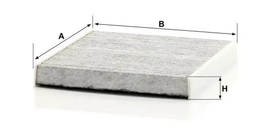 Filter, Innenraumluft hinter dem Handschuhfach MANN-FILTER CUK 26 009 Bild Filter, Innenraumluft hinter dem Handschuhfach MANN-FILTER CUK 26 009