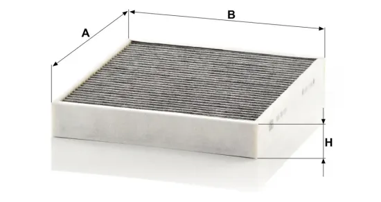 Filter, Innenraumluft unterhalb des Handschuhfaches MANN-FILTER CUK 26 010 Bild Filter, Innenraumluft unterhalb des Handschuhfaches MANN-FILTER CUK 26 010