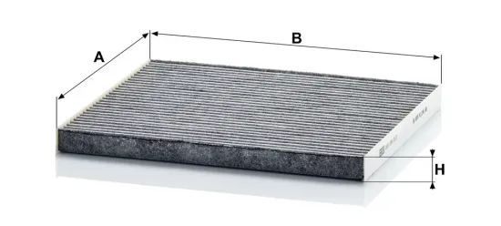Filter, Innenraumluft hinter dem Handschuhfach MANN-FILTER CUK 26 017 Bild Filter, Innenraumluft hinter dem Handschuhfach MANN-FILTER CUK 26 017
