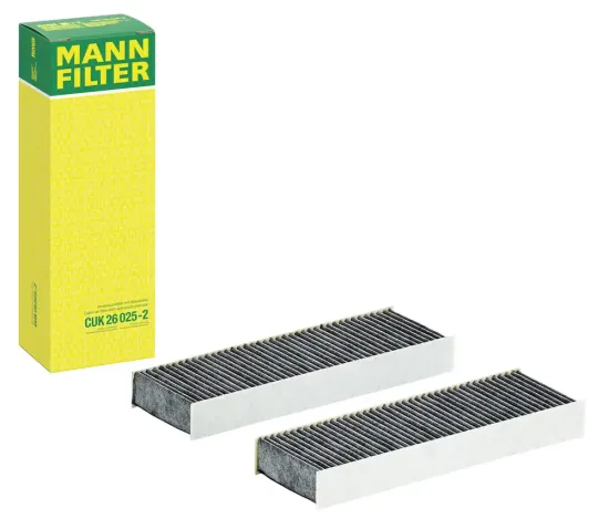 Filter, Innenraumluft MANN-FILTER CUK 26 025-2 Bild Filter, Innenraumluft MANN-FILTER CUK 26 025-2