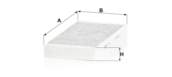 Filter, Innenraumluft unter der Mittelkonsole MANN-FILTER CUK 2723-2 Bild Filter, Innenraumluft unter der Mittelkonsole MANN-FILTER CUK 2723-2