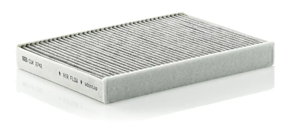 Filter, Innenraumluft Innenraum Fahrerseite MANN-FILTER CUK 2742