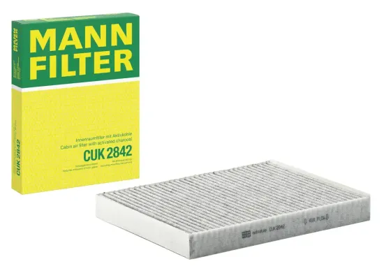 Filter, Innenraumluft unterhalb des Handschuhfaches MANN-FILTER CUK 2842 Bild Filter, Innenraumluft unterhalb des Handschuhfaches MANN-FILTER CUK 2842