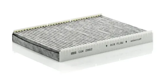 Filter, Innenraumluft Motorraum Beifahrerseite, unter der Wasserkastenabdeckung MANN-FILTER CUK 2862 Bild Filter, Innenraumluft Motorraum Beifahrerseite, unter der Wasserkastenabdeckung MANN-FILTER CUK 2862