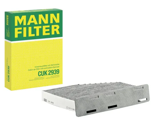 Filter, Innenraumluft unterhalb des Handschuhfaches MANN-FILTER CUK 2939 Bild Filter, Innenraumluft unterhalb des Handschuhfaches MANN-FILTER CUK 2939