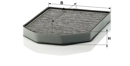 Filter, Innenraumluft MANN-FILTER CUK 2949-2 Bild Filter, Innenraumluft MANN-FILTER CUK 2949-2