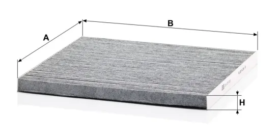Filter, Innenraumluft unterhalb des Handschuhfaches MANN-FILTER CUK 29 001 Bild Filter, Innenraumluft unterhalb des Handschuhfaches MANN-FILTER CUK 29 001