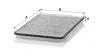 Filter, Innenraumluft Motorraum Fahrerseite, unter der Wasserkastenabdeckung MANN-FILTER CUK 3032 Bild Filter, Innenraumluft Motorraum Fahrerseite, unter der Wasserkastenabdeckung MANN-FILTER CUK 3032