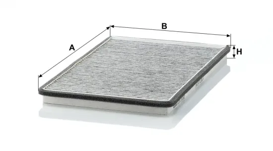 Filter, Innenraumluft Motorraum Fahrerseite, unter der Wasserkastenabdeckung MANN-FILTER CUK 3032 Bild Filter, Innenraumluft Motorraum Fahrerseite, unter der Wasserkastenabdeckung MANN-FILTER CUK 3032