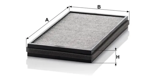 Filter, Innenraumluft MANN-FILTER CUK 3124-2 Bild Filter, Innenraumluft MANN-FILTER CUK 3124-2