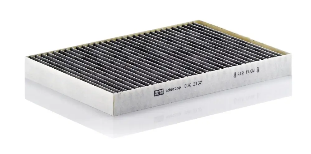 Filter, Innenraumluft Motorraum Beifahrerseite, unter der Wasserkastenabdeckung MANN-FILTER CUK 3137