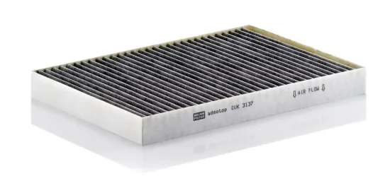 Filter, Innenraumluft Motorraum Beifahrerseite, unter der Wasserkastenabdeckung MANN-FILTER CUK 3137 Bild Filter, Innenraumluft Motorraum Beifahrerseite, unter der Wasserkastenabdeckung MANN-FILTER CUK 3137