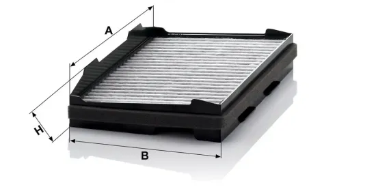 Filter, Innenraumluft hinter dem Handschuhfach MANN-FILTER CUK 3220 Bild Filter, Innenraumluft hinter dem Handschuhfach MANN-FILTER CUK 3220