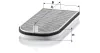 Filter, Innenraumluft Motorhaube MANN-FILTER CUK 3642-2 Bild Filter, Innenraumluft Motorhaube MANN-FILTER CUK 3642-2