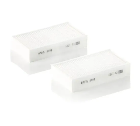 Filter, Innenraumluft hinter dem Handschuhfach MANN-FILTER CU 1721-2 Bild Filter, Innenraumluft hinter dem Handschuhfach MANN-FILTER CU 1721-2