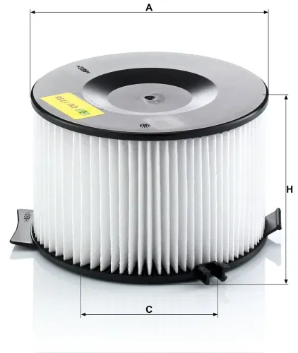 Filter, Innenraumluft Motorraum, Lufteinlass links MANN-FILTER CU 1738 Bild Filter, Innenraumluft Motorraum, Lufteinlass links MANN-FILTER CU 1738