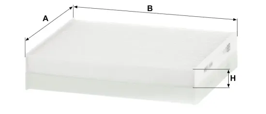 Filter, Innenraumluft hinter dem Handschuhfach MANN-FILTER CU 17 001 Bild Filter, Innenraumluft hinter dem Handschuhfach MANN-FILTER CU 17 001