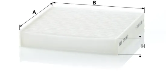 Filter, Innenraumluft hinter dem Handschuhfach MANN-FILTER CU 1827 Bild Filter, Innenraumluft hinter dem Handschuhfach MANN-FILTER CU 1827