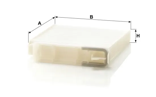 Filter, Innenraumluft hinter dem Handschuhfach MANN-FILTER CU 1829 Bild Filter, Innenraumluft hinter dem Handschuhfach MANN-FILTER CU 1829