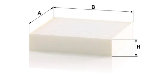 Filter, Innenraumluft unterhalb des Handschuhfaches MANN-FILTER CU 1830 Bild Filter, Innenraumluft unterhalb des Handschuhfaches MANN-FILTER CU 1830