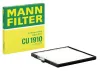 Filter, Innenraumluft hinter dem Handschuhfach MANN-FILTER CU 1910 Bild Filter, Innenraumluft hinter dem Handschuhfach MANN-FILTER CU 1910