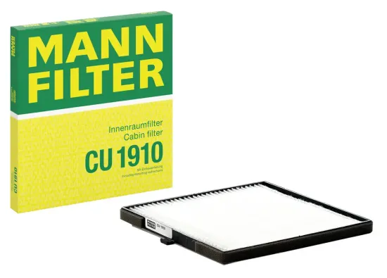 Filter, Innenraumluft hinter dem Handschuhfach MANN-FILTER CU 1910 Bild Filter, Innenraumluft hinter dem Handschuhfach MANN-FILTER CU 1910