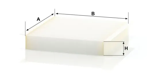 Filter, Innenraumluft hinter dem Handschuhfach MANN-FILTER CU 2040 Bild Filter, Innenraumluft hinter dem Handschuhfach MANN-FILTER CU 2040